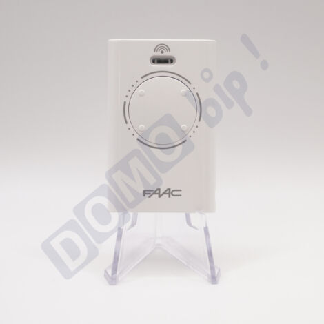 Faac – Télécommande 4 canaux pour motorisations – Fréquence 433,92 MHz – Alimentation 2 piles CR2032 incluses – 787008