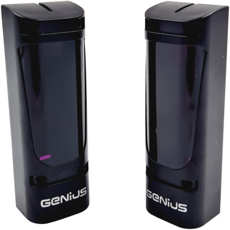 Genius – Photocellule pour motorisations 24V – Détection automatique – Indice de protection IP54 – Portée 15m – 6100148