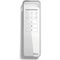 Nice – Transmetteur de télécommande radio portable P6 – 6 canaux – Fréquence 433,92 MHz – Portée 200 m – Compatible rideaux et volets roulants