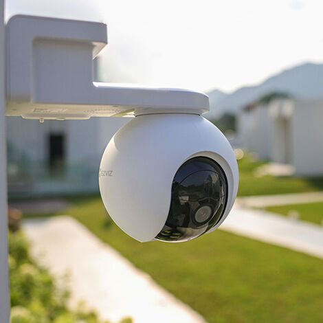 Caméra de surveillance extérieure filaire SOMFY, blanc