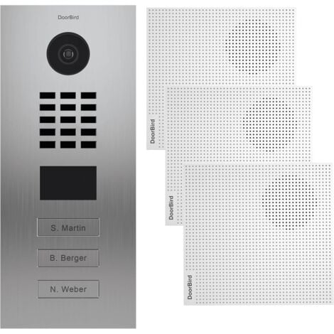 Doorbird - Portier vidéo IP 2 boutons D2102V - Interphone connecté