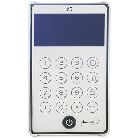 Key Badge Home Alarm Somfy Blanc Sans Fil