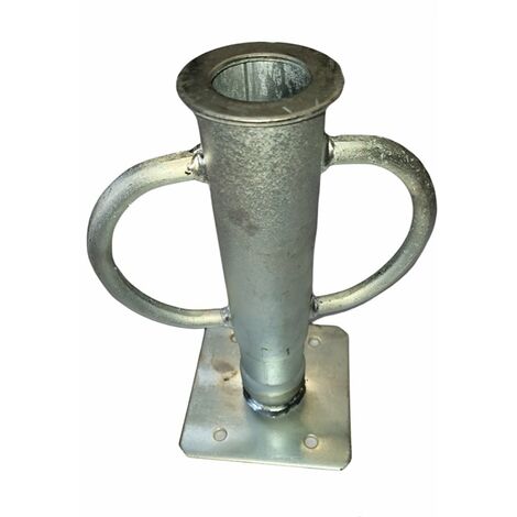 Echafaudages Stéphanois – Pied à vérin électrozingué – Hauteur réglable 270 à 450 mm – Accessoire pour échafaudage – Fixation au sol pour terrains irréguliers