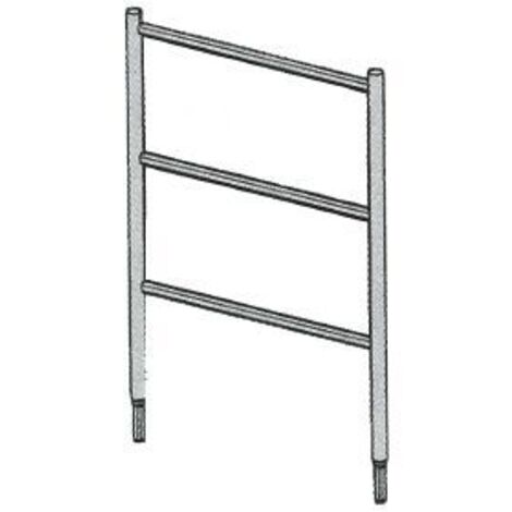 Echafaudages Stéphanois – Échelle 1,50 m 3 barreaux – Acier galvanisé – Charge 300 kg/m² – Largeur 0,90 m – Accessoire pour échafaudage – J00066