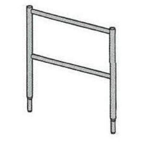 Altrad – Échelle échafaudage 1 m 2 barreaux en acier galvanisé – Charge max 300 kg/m² – Pour maçonnerie – J00070