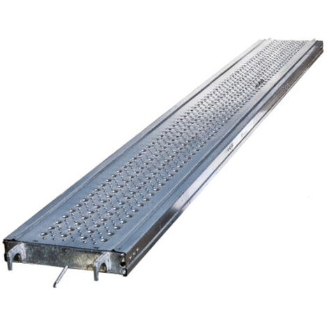 Echafaudages Stéphanois – Plancher en aluminium 0,36m x 3m – Charge admissible 200kg/m² – Accessoire pour échafaudage – Poids 13kg