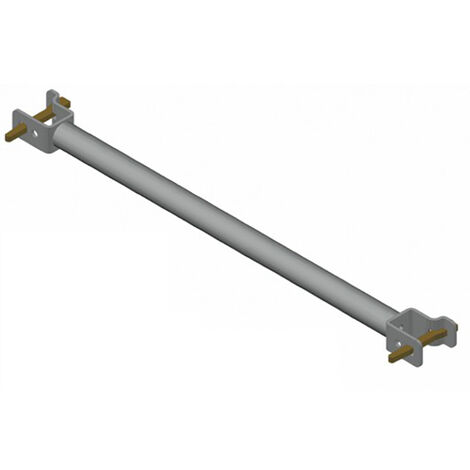 Echafaudages Stéphanois – Support plancher à colliers en acier galvanisé Ø 48 mm – Accessoire pour échafaudage – Fixation sécurisée pour chantiers