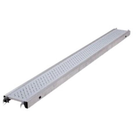 Tubesca Comabi – Plancher alu R19A 800 x 360 – Conforme EN 12810-EN 12811 – Compatible échafaudages R200 PROGRESS et RECORD – Charge maximale 200kg