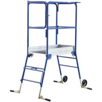 Finish – Plateforme échafaudage Tetris 900 x 500 mm – Hauteur d'accès 3 m – Charge maximale 150 kg – Acier époxy pour usage intensif