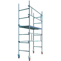 Echafaudages Stéphanois – Échafaudage roulant 4x2 m – Hauteur de travail max 4 m – Charge maximale 250 kg – Conforme NF EN 12810-1 et 2