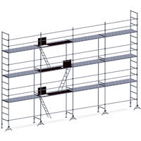 Echafaudage ES49 maçon 104 m² Lisses complet