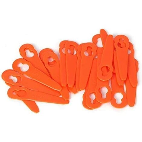 24pcs Plastic Cutter Head Blades Replacement Replacement Blades for Stihl Polycut 2-2