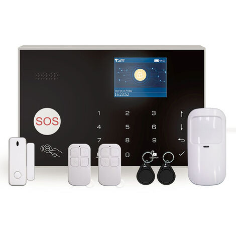 Multilingual dual network wifi alarm GSM home network host burglar alarm smart home burglar alarm system