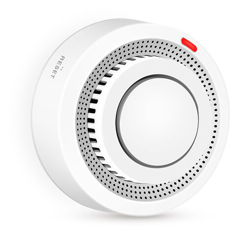 Smart Smoke Alarm WiFi Smart Smoke Detection Sensor with App Link Warn Sensor for Home Security with High Sensitivity Detection for Home
