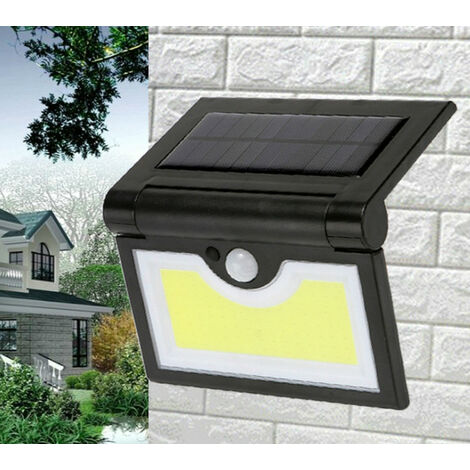 Outdoor Solar Lamp, Waterproof Solar Light Solar Light with Motion Sensor Wireless Security Lamp Garden Wall Lamp