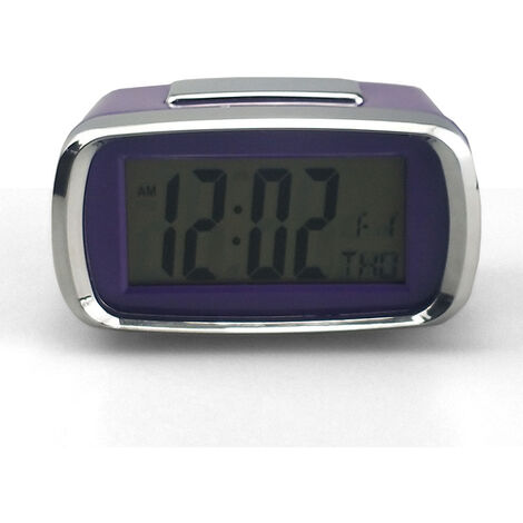 Digital Alarm Clock, Digital Clock Morning Alarm Clock LED Mirror Large Screen Aver Temperature / Snooze / 2 Alarm, Brightness and Adjustable Sound, Sound Activation, USB Charge Clock for Home Office,