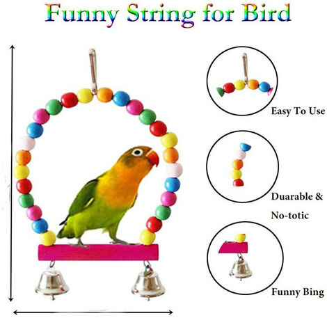 Bird toy parrot rocking toy