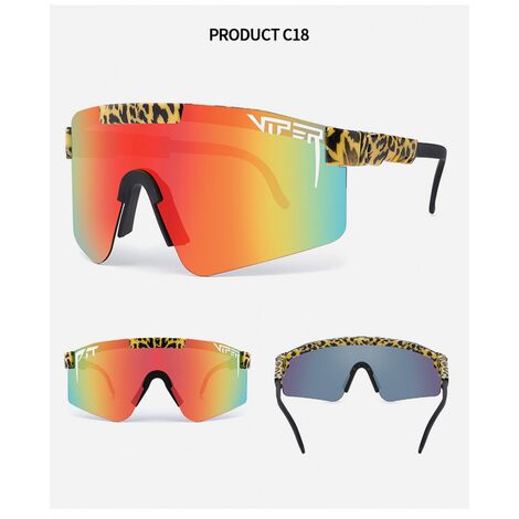 C18 P-V Sports Polarized Sunglasses Frame Cycling Glasses UV400 Protective Sports Sunglasses for Men and Women 