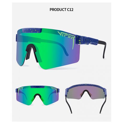 C10 Pit Viper Sunglasses UV400 Polarized Sunglasses Men and Women Outdoor Riding Running Windproof Sports Glasses 