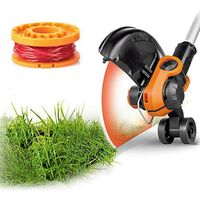 WG163 WG155 WG180 String Trimmer Replacement Spool Line Compatible with Worx WA0010, Weed Eater String Auto Feed Cap, Cordless Edger Line