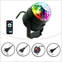 Stage Lamp 15 Color Nightclub Lighting, Mini Disco Light RGB LED Projector DJ Spot Effect Crystal Disco Ball Deco Lighting Atmosphere Evening Party [With Remote Control]