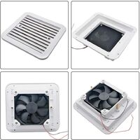 12V White Air Vent Vent with Caravan Side Vent for Dustproof RV Trailer High Wind
