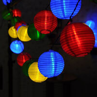 10 Ones Design Lantern String Lights, Multi-Colored Hanging Lantern String Lights in Home & Garden Decorative String Lights for Indoor Outdoor Use