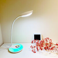 Kids Table Lamp, Dimmable Rechargeable LED Bedside Lamp, Colorful RGB Mood Lamp