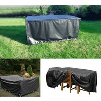 Cover for garden furniture (213 * 132 * 74CM) - waterproof tarpaulin for garden table, lounge or balcony furniture - extremely weather-resistant