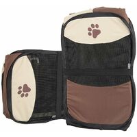 Foldable Pet Fence for Pets - Brown