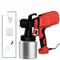 1pcs Electric Paint Gun (Sprayer) (900W, Detachable Spray Head, Hanging System, Comes with Accessories)
