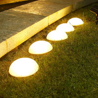 LED Solar Plug Lamps ， Outdoor Ball Wall Light ， White Light
