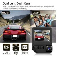 GPS Car Front & Cabinet Camera with 170 ° Wide Angle, Super Night Vision, G-Sensor, Loop Recording, Parking Monitor