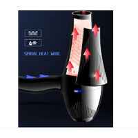 Professional 1000W Hair Dryer With Diffuser Concentrator Set, onic Powerful Salon Hairdryer AC Motor Fast Dry Blow Dryer