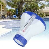 Pool Spa Chlorine Float Float Dispenser Tablet Dispenser With Thermometer 5 inches