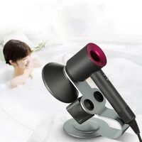 Wall mounted hair dryer holder, wall mounted magnetic hair dryer holding storage rack other compatible accessories