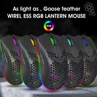 Lightweight Ergonomic Gaming Mouse, with Honeycomb Shell, for Computer Online Gamer