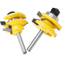 THSINDE Grooving Cutter,Tenon Joint Cutter for Router Machine Wood Cutting Tool,(1/4 Shank)