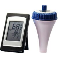 Wireless Swimming Pool Thermometer Water Temperature Floating Pool Thermometer With Solar Energy THSINDE