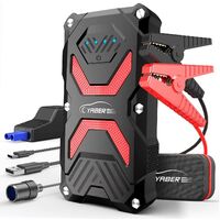 Finydr Jump Starter, Car Battery Jump Starter Pack 1000a 13800mah For 6.0l Gas/5.0l Diesel, Ip68 Waterproof Portable 12v Auto Battery Jumper With Usb THSINDE