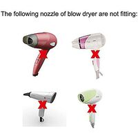 Universal Foldable Hair Dryer Diffuser - Travel And Easy Storage - Fits Most Hair Dryers - Black (1 Piece)- Thsinde