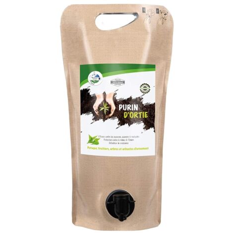 Purin d'ortie 100% naturel 2L pucerons, acariens, noctuelles