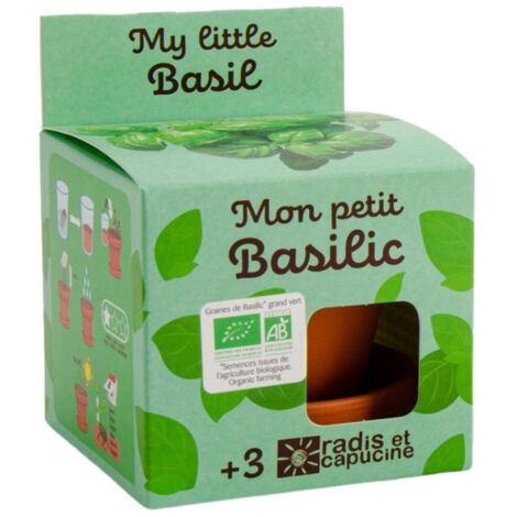 Kit plantation - Basilic bio - 8cm (1/5)
