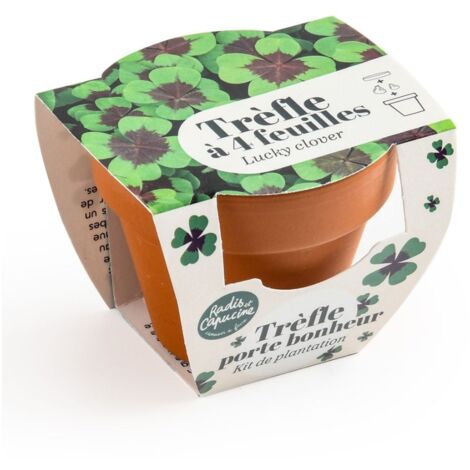 Mini kit de culture - Trèfle 4 feuilles - 6cm