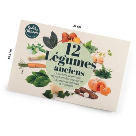 Enveloppe 12 sachets - Légumes anciens à semer (1/5)