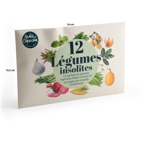 Enveloppe 12 sachets - Légumes insolites à semer (1/7)