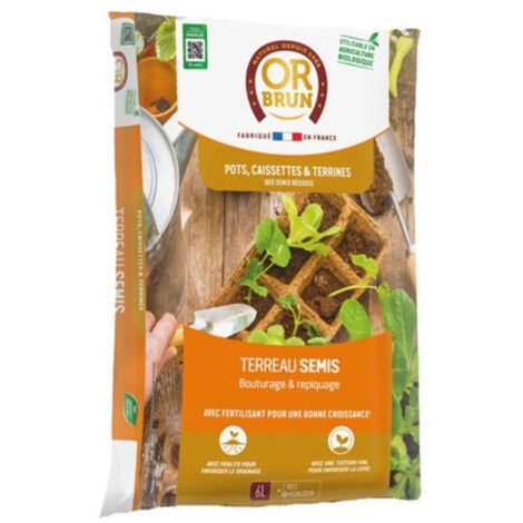 Terreau semis - Sac de 6 litres