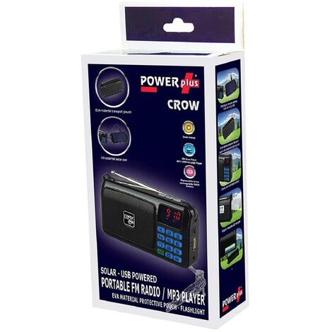 Radio panneau solaire Crow (1/3)