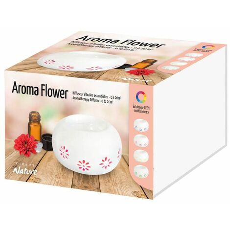 DIFFUSEUR AROMA FLOWER avec interrupteur et témoin lumineux (1/2)