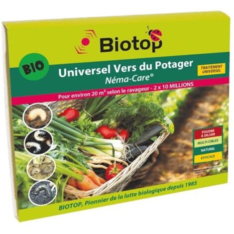 Némacare jardin Potager anti vers du sol universel 2X10 M